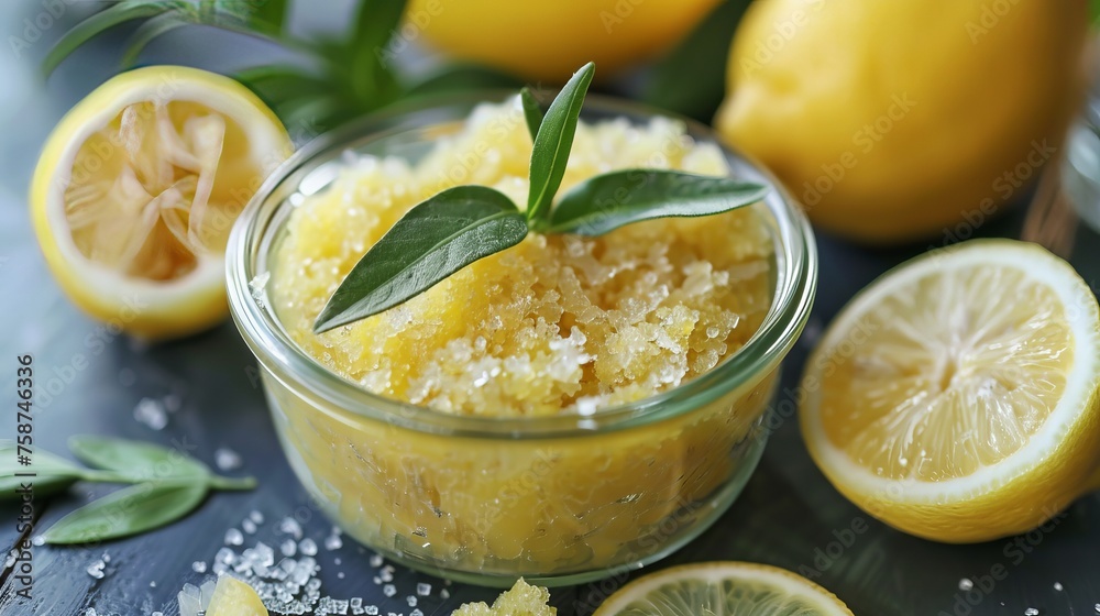 Invigorating Tea Tree and Lemon Scrub Invigorating Tea Tree and Lemon Scrub