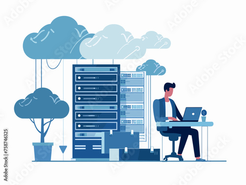  A cloud computing specialist configures virtual machines on a cloud platform ensuring scalability and efficiency for an application. 