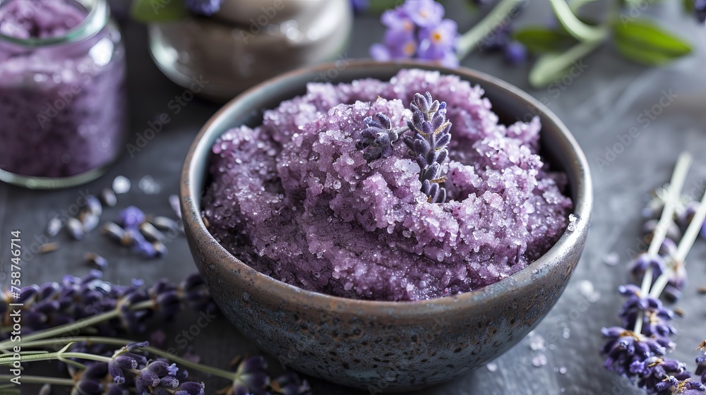 Soothing Blue Corn and Lavender Scrub Soothing Blue Corn and Lavender Scrub