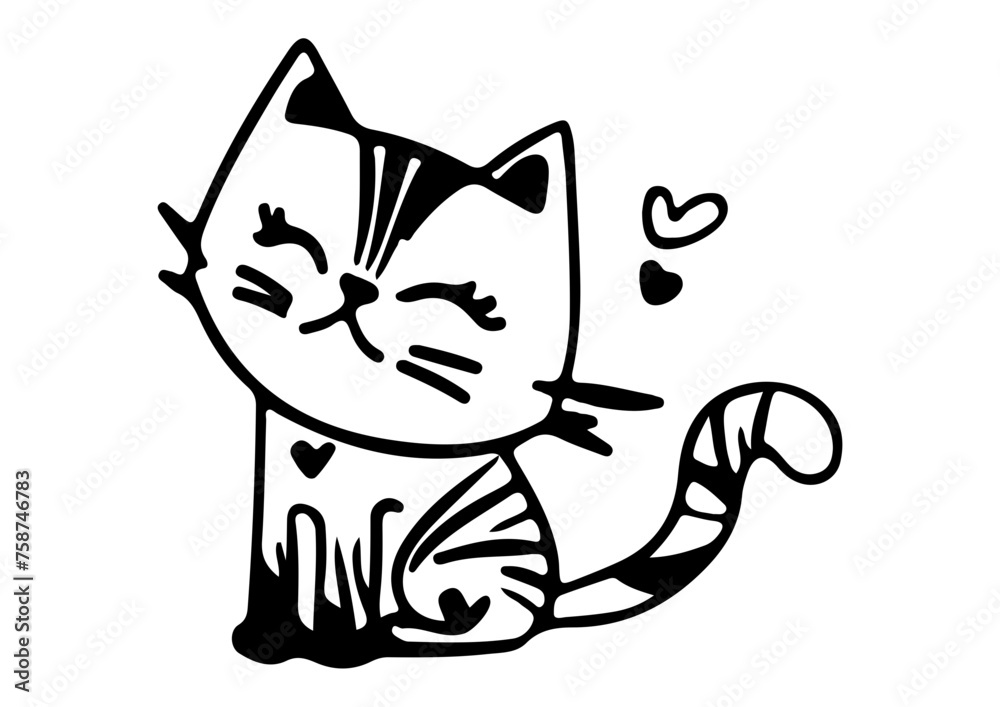 Obraz premium Happy cat