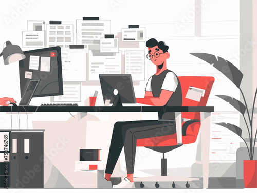  A cybersecurity specialist investigates a suspicious email analyzing its source content and attachments to identify potential phishing attempts. 