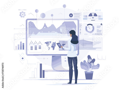  A data scientist uses machine learning algorithms to analyze customer data predicting future trends and informing marketing strategies. 