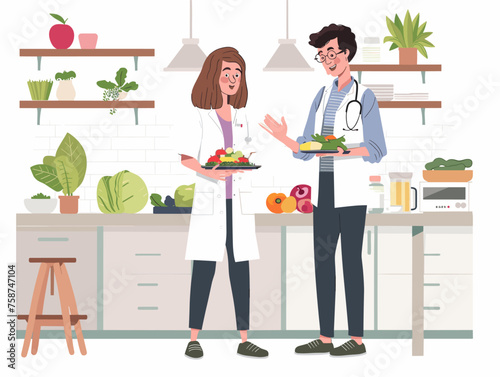  A dietician discusses the benefits of mindful eating with a client encouraging them to savor their food and be present during meals. 