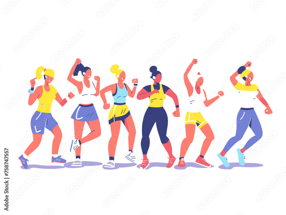 A fitness instructor leads a high-intensity interval training class pushing participants to reach their fitness goals. A fitness instructor leads a high-intensity interval training class pushing participants to reach their fitness goals.
