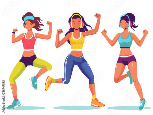  A fitness instructor leads a high-intensity interval training class pushing participants to reach their fitness goals. 
