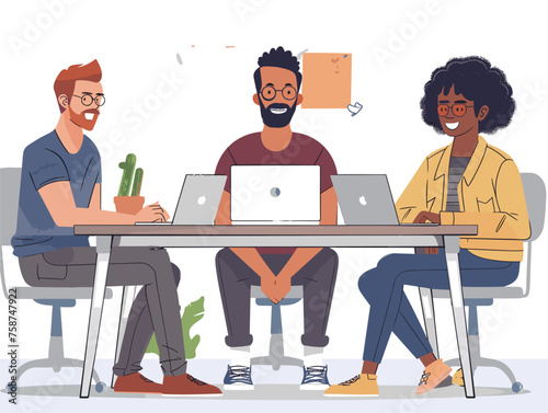  A group of tech enthusiasts attend a local hackathon collaborating on innovative software solutions within a limited timeframe. 