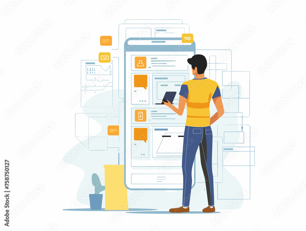 A software engineer deploys a new feature update to a mobile app carefully monitoring performance and user feedback after launch. A software engineer deploys a new feature update to a mobile app carefully monitoring performance and user feedback after launch.