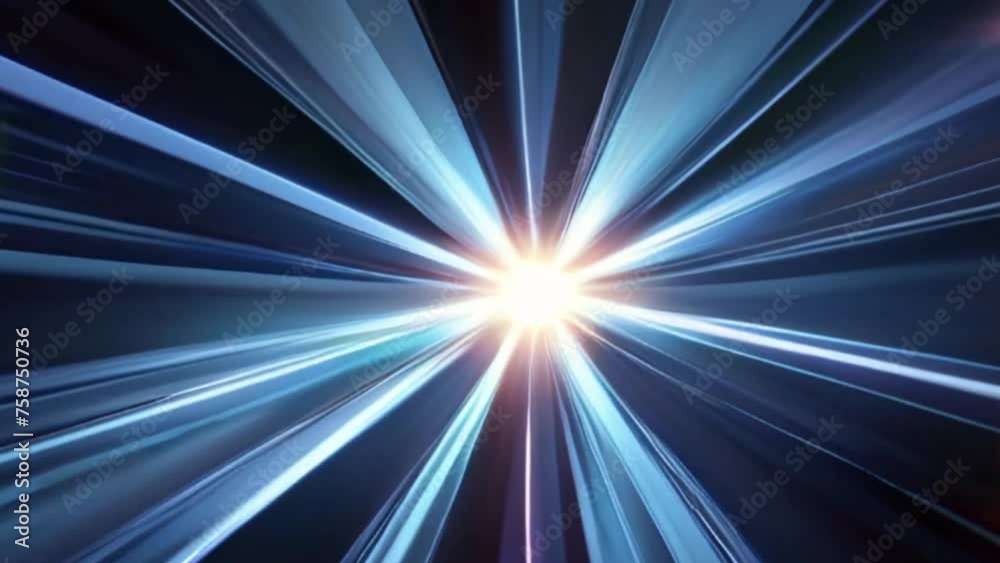 Video, background. Abstract background, blue sun. Background for advertising. AI generative. Video, background. Abstract background, blue sun. Background for advertising. AI generative.