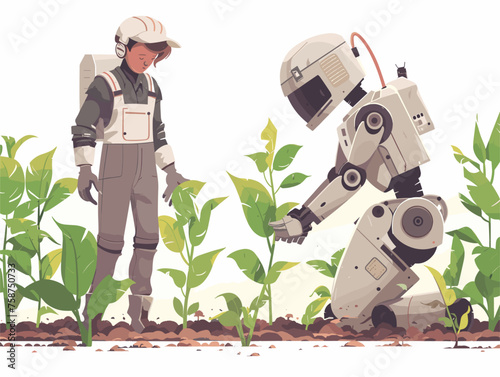  A team of researchers trains a robotic swarm to perform agricultural tasks planting crops weeding fields and monitoring soil health with greater precision than traditional methods. 