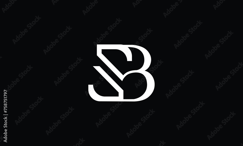 SB, BS, S, B, Abstract Letters Logo Monogram SB, BS, S, B, Abstract Letters Logo Monogram