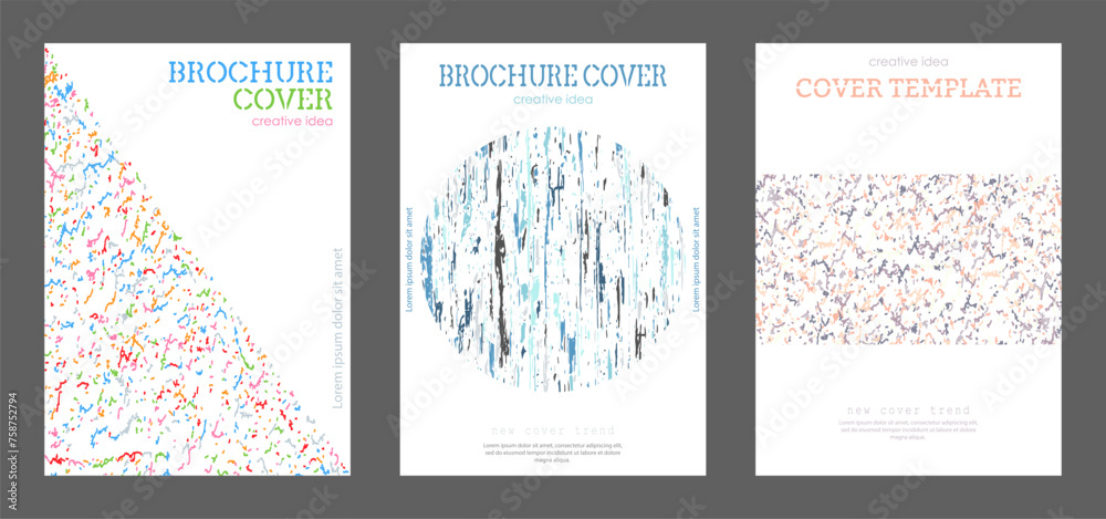 Abstract cover design. A creative design template for banners, posters, brochures, and magazines. Creative catalog idea, interior and decor design