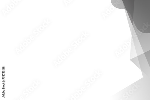 Abstract Gray shape modern background with white space for text and message. template design