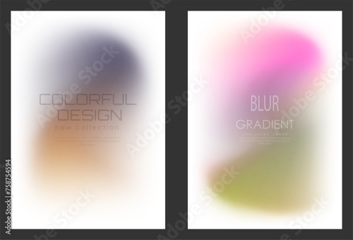 Gradient with blur, Background for the design of the title pages of a book, magazine catalog. A template for a banner, poster and brochure. An abstract version of modern design