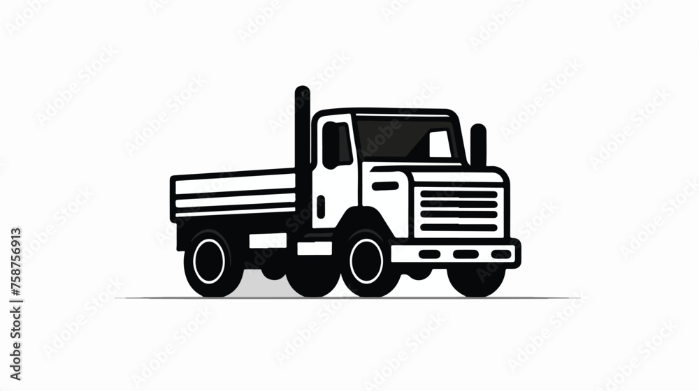 truck icon or logo isolated sign symbol vector illustration