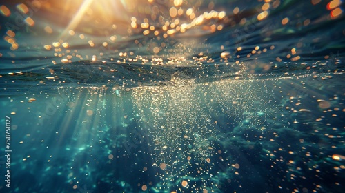 Glowing Bubbles in the Ocean A Splashing Good Time for the Month of June Generative AI