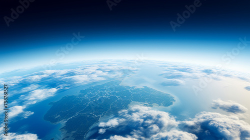 The horizon line visible from space © sema_srinouljan