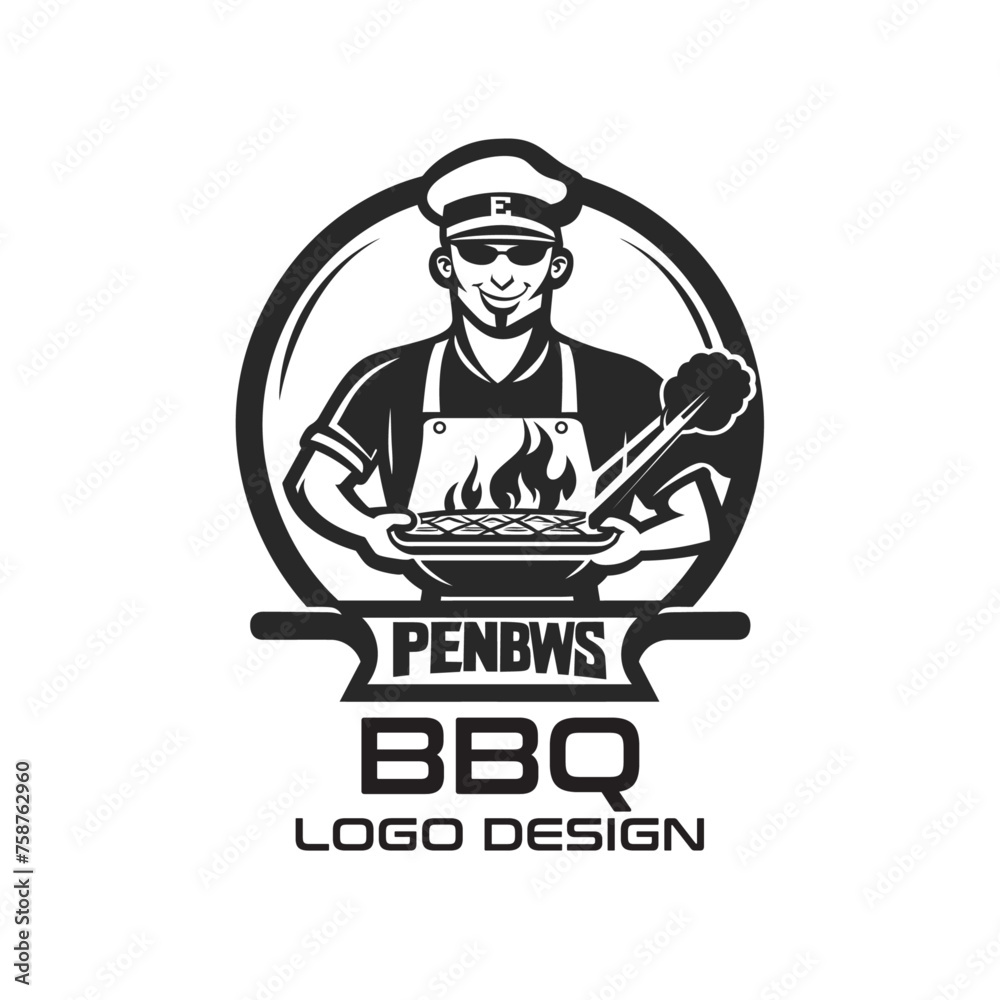 BBQ Vector Logo Design