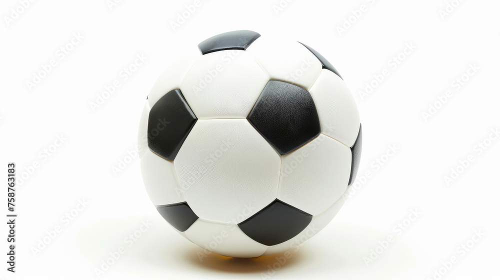 Soccer ball isolated on white background