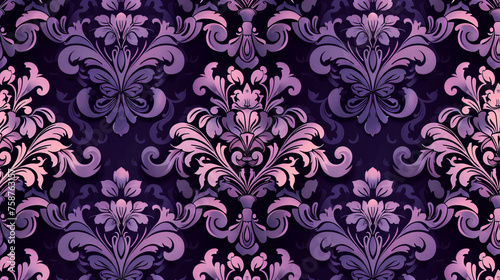 Seamless damask pattern