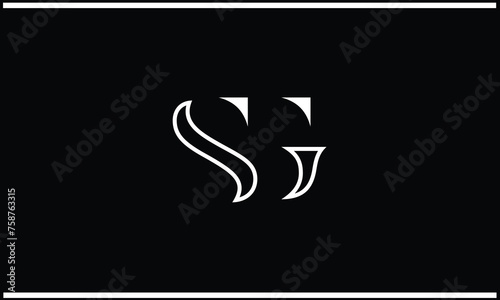 SG, GS, S, G, Abstract Letters Logo Monogram