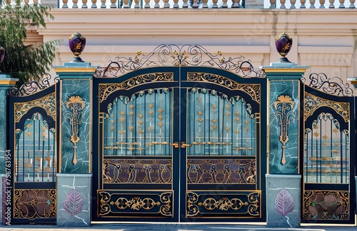 Decorative Iron Gates - Gates in the Style of Lisa Gilbertson photo