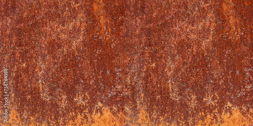 Grunge rusted metal texture. Rusty corrosion and oxidized background. Worn me...