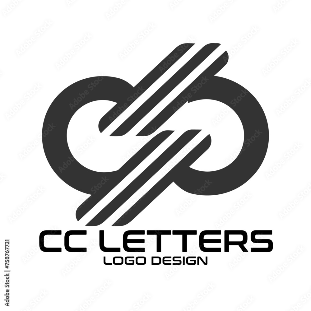 CC Letters Vector Logo Design CC Letters Vector Logo Design