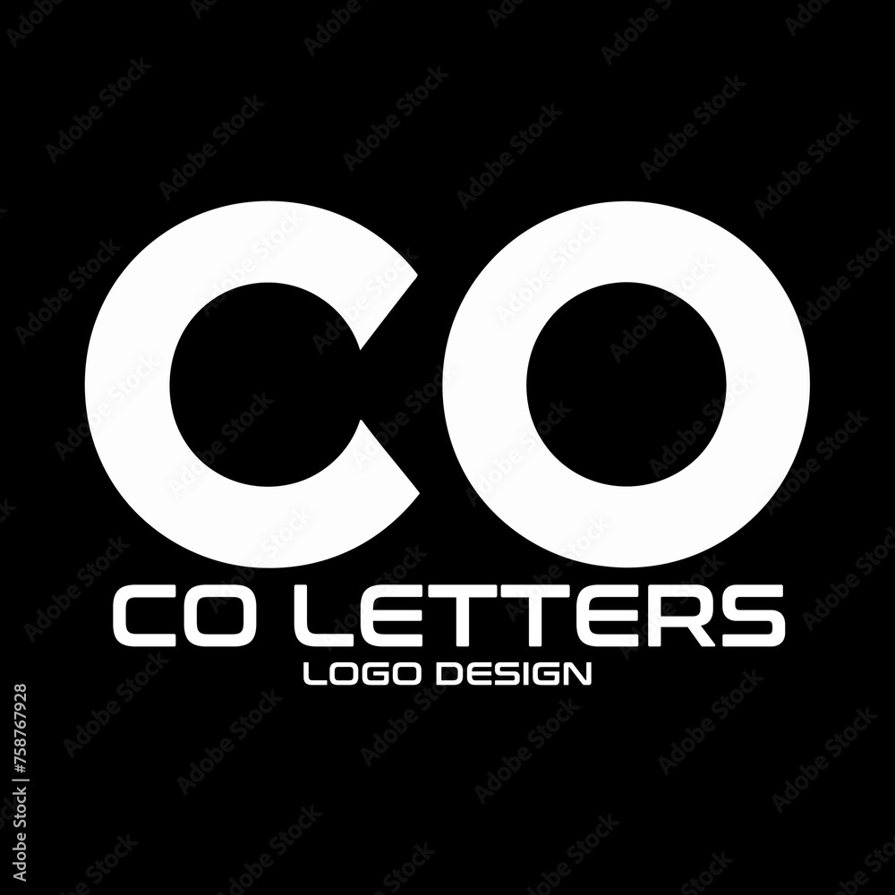 CO Letters Vector Logo Design CO Letters Vector Logo Design