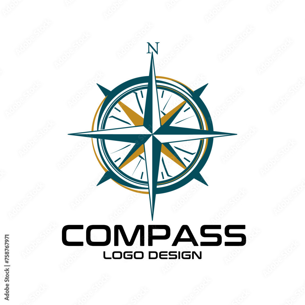 Compass Vector Logo Design
