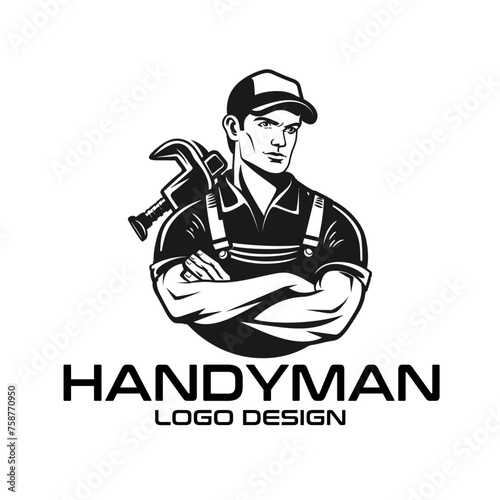 Handyman Vector Logo Design