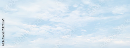 Natural and cloudy fresh blue sky background. Natural sky beautiful blue and white texture background. blue sky with cloud. sky with white clouds as background or texture	