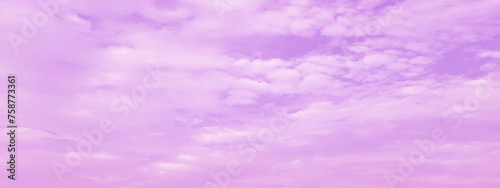 Beautiful white cloud on pink sky background. pink clouds vector design background.