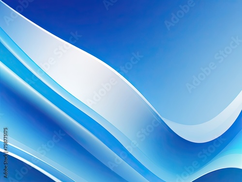 dynamic overlay layers over an abstract gradient blue background