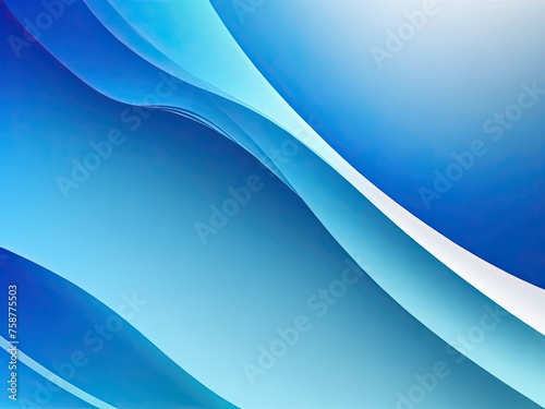 dynamic overlay layers over an abstract gradient blue background