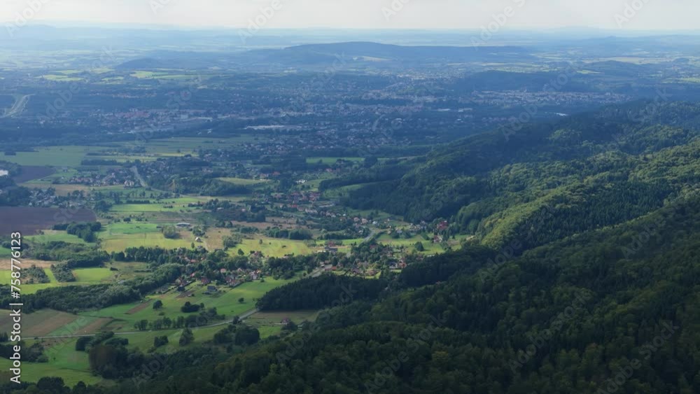 Beautiful Landscape Mountain Bieszczady Aerial View Poland Beautiful Landscape Mountain Bieszczady Aerial View Poland