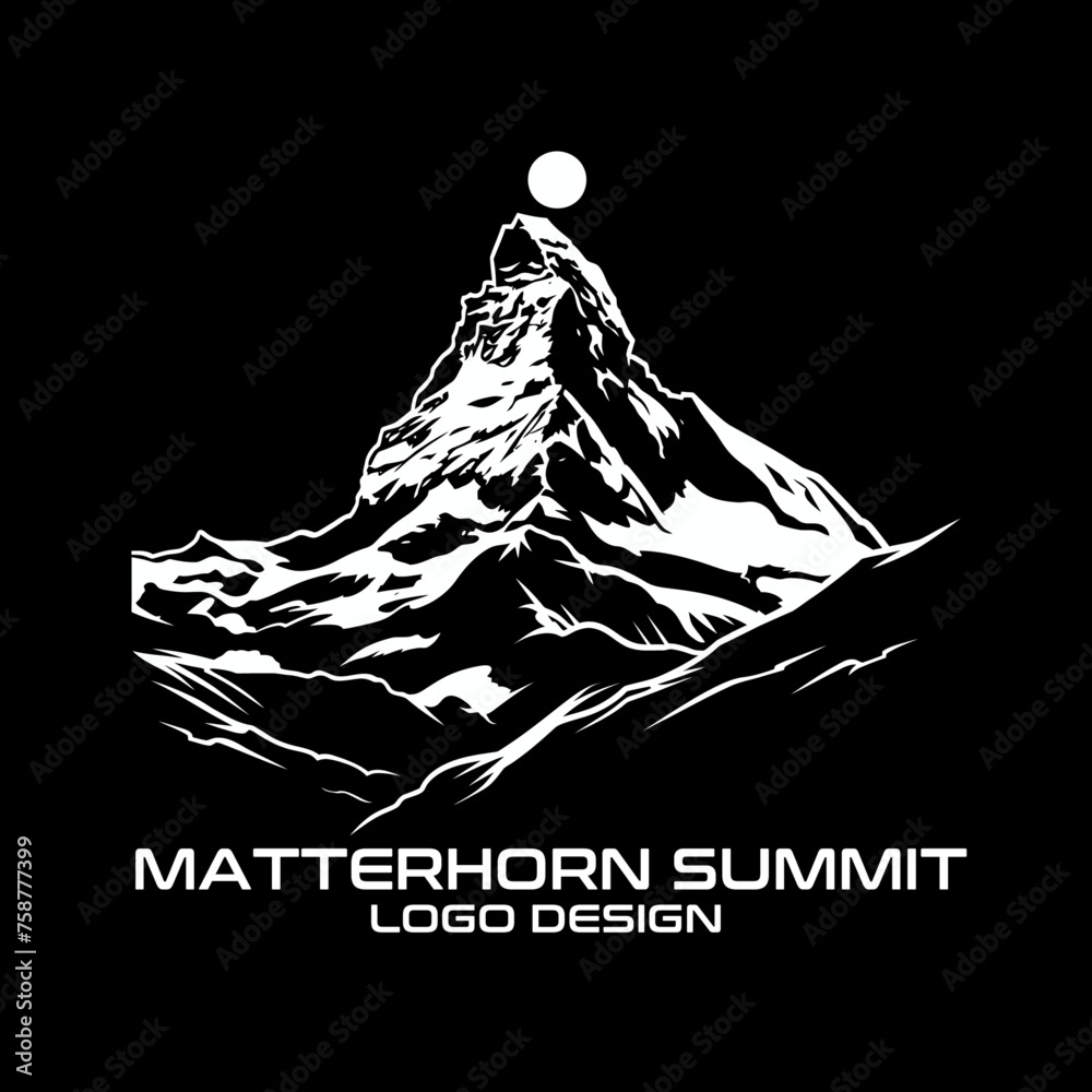 Matterhorn Summit Vector Logo Design