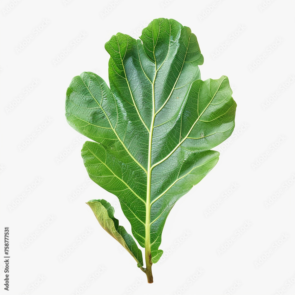 fig leaf isolated on white сreated with Generative Ai fig leaf isolated on white сreated with Generative Ai