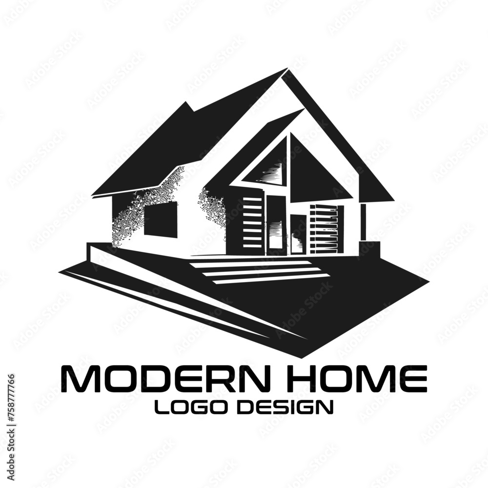 Modern Home Vector Logo Design