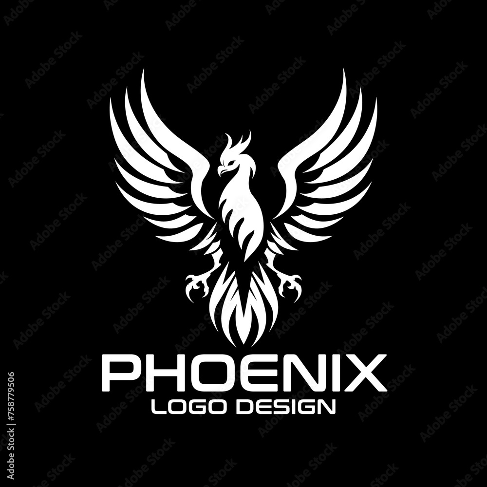 Phoenix Vector Logo Design Phoenix Vector Logo Design