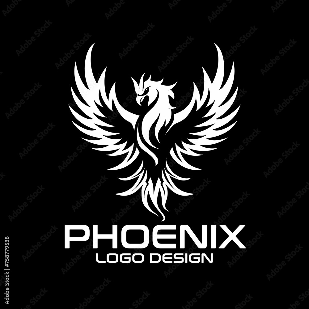 Phoenix Vector Logo Design Phoenix Vector Logo Design