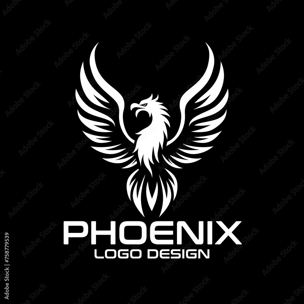 Obraz premium Phoenix Vector Logo Design