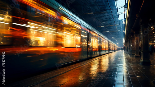 Dynamic Train Passings: Illuminated Station Platforms in Motion