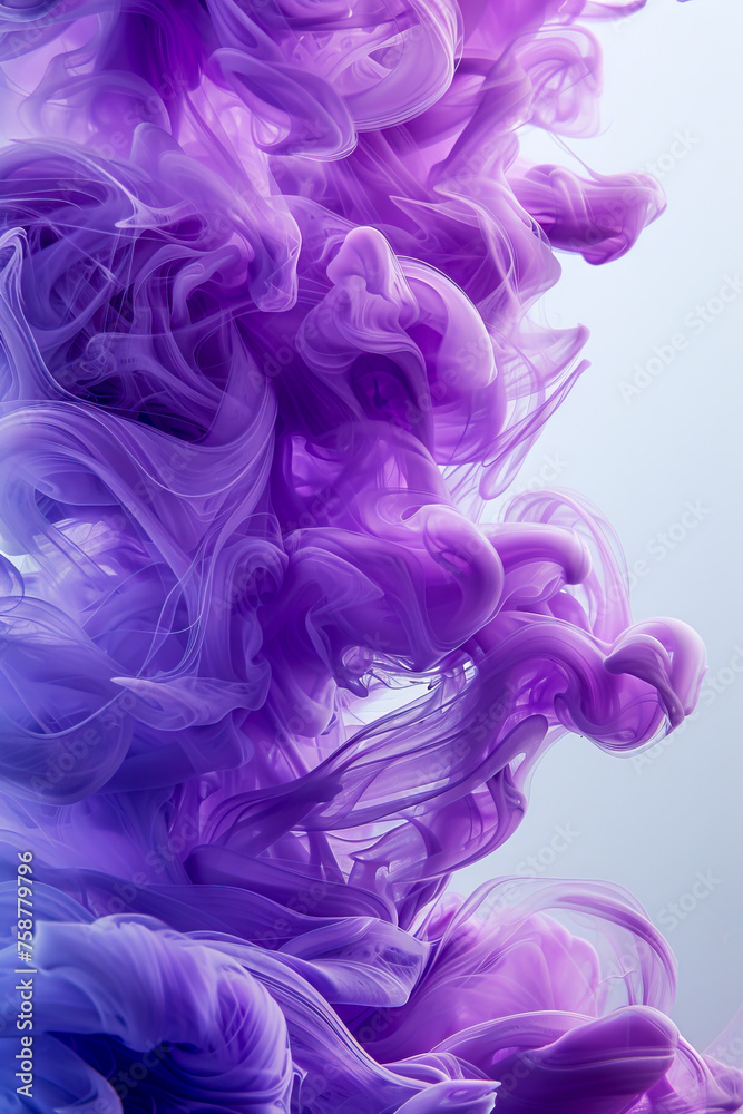 Fototapeta premium Soft and dreamy abstract ink water backgrounds for creative content