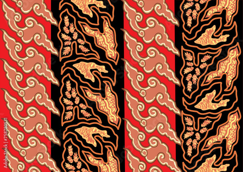 Batik Indonesian: is a technique of wax-resist dyeing applied to whole cloth, or cloth made using this technique originated from Indonesia.