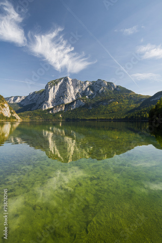 Blick auf die Trisselwand, Altausseer See, Altaussee, Salzkammergut, Steiermark, Österreich