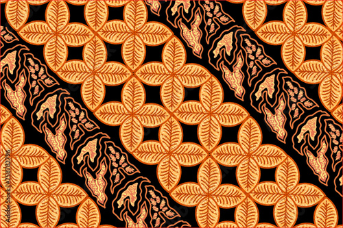 Batik Indonesian: is a technique of wax-resist dyeing applied to whole cloth, or cloth made using this technique originated from Indonesia.