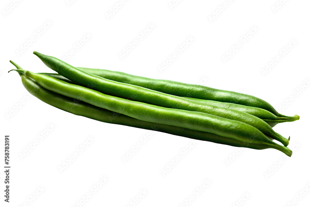 Green Beans Isolated On Transparent Background Green Beans Isolated On Transparent Background