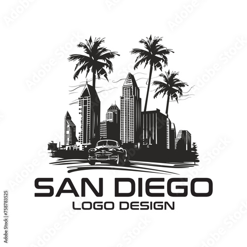 San Diego Vector Logo Design