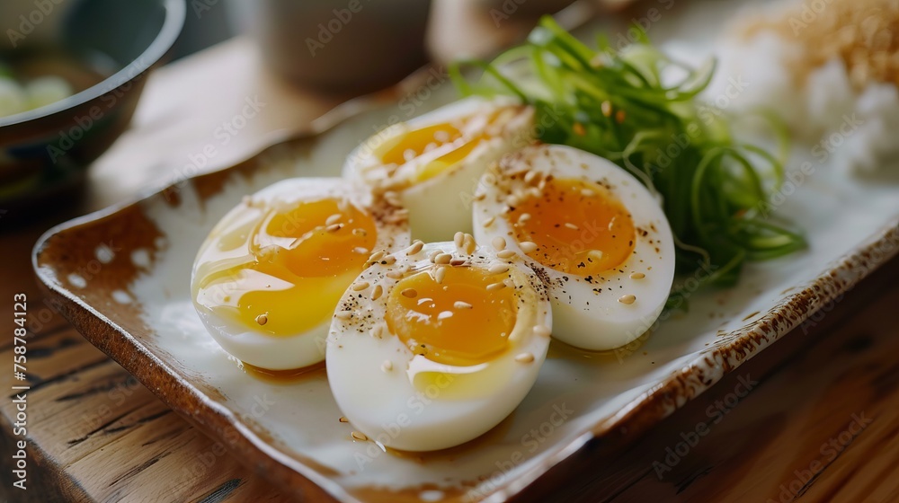 Onsen tamago boiled egg Onsen tamago boiled egg