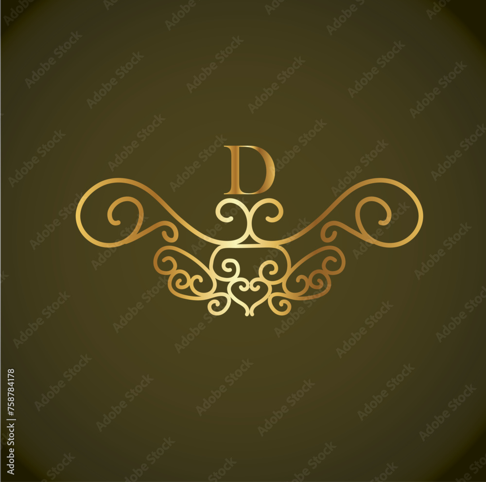 Web Creative Initial letter d logo design with modern business vector template. Creative isolated d monogram logo design
